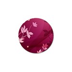 Pink Flower Art Golf Ball Marker (10 pack)