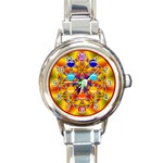 Life Tree Round Italian Charm Watch