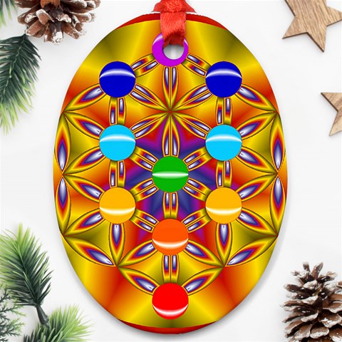 Life Tree Ornament (Oval) from ArtsNow.com Front