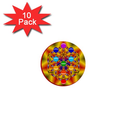 Life Tree 1  Mini Button (10 pack)  from ArtsNow.com Front
