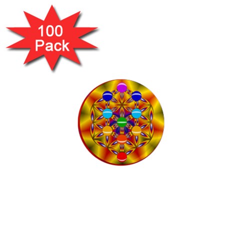 Life Tree 1  Mini Magnet (100 pack)  from ArtsNow.com Front