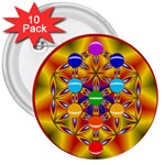 Life Tree 3  Button (10 pack)