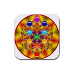 Life Tree Rubber Coaster (Square)