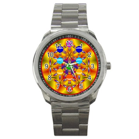 Life Tree Sport Metal Watch from ArtsNow.com Front