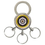 Metatrons Cube 3-Ring Key Chain