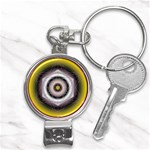 Metatrons Cube Nail Clippers Key Chain