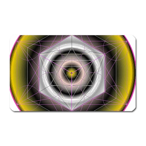 Metatrons Cube Magnet (Rectangular) from ArtsNow.com Front