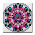 Music Harmonics Tile Coaster