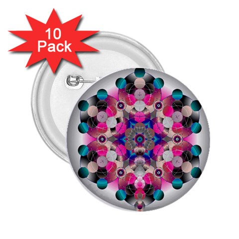 Music Harmonics 2.25  Button (10 pack) from ArtsNow.com Front