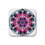 Music Harmonics Rubber Coaster (Square)