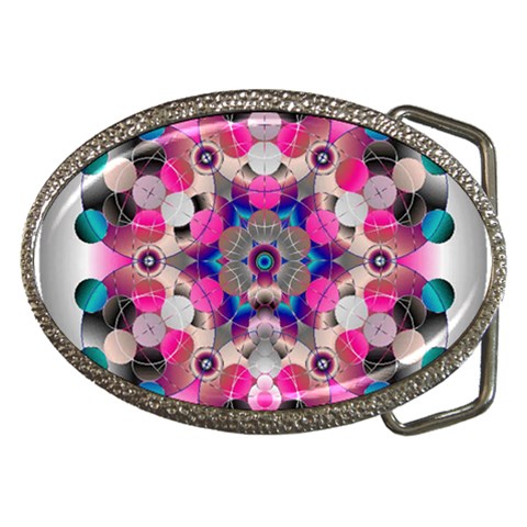 Music Harmonics Belt Buckle from ArtsNow.com Front
