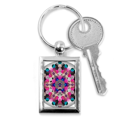 Music Harmonics Key Chain (Rectangle) from ArtsNow.com Front