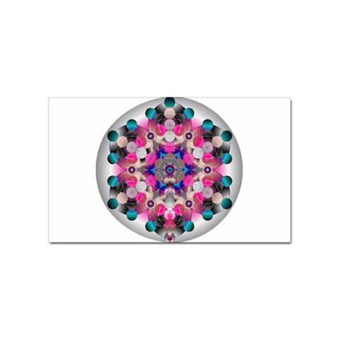 Music Harmonics Sticker Rectangular (100 pack) from ArtsNow.com Front