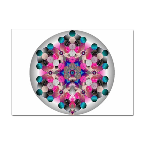 Music Harmonics Sticker A4 (10 pack) from ArtsNow.com Front