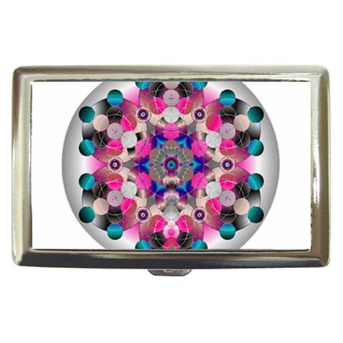 Music Harmonics Cigarette Money Case from ArtsNow.com Front