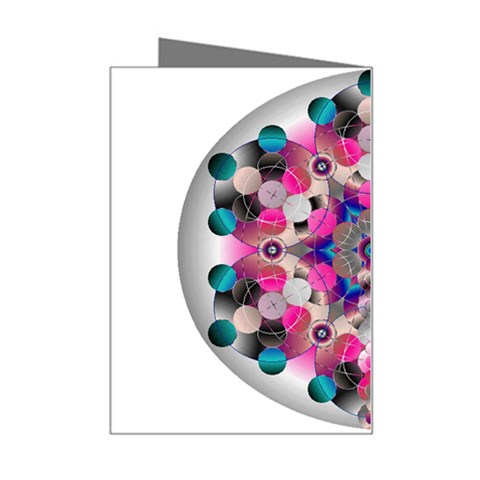 Music Harmonics Mini Greeting Card from ArtsNow.com Right