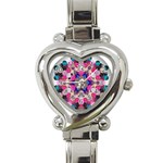 Music Harmonics Heart Italian Charm Watch