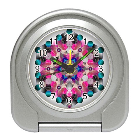 Music Harmonics Travel Alarm Clock from ArtsNow.com Front