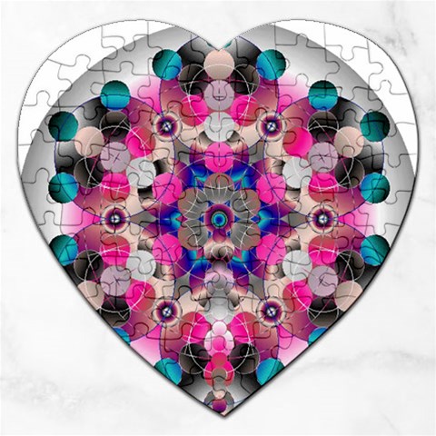 Music Harmonics Jigsaw Puzzle (Heart) from ArtsNow.com Front