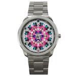 Music Harmonics Sport Metal Watch