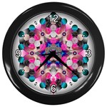 Music Harmonics Wall Clock (Black)