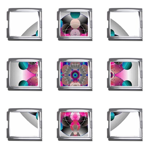 Music Harmonics Mega Link Italian Charm (9 pack) from ArtsNow.com Front
