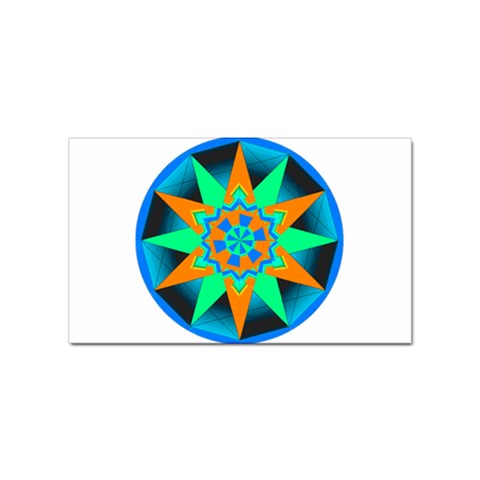 Polarity Sticker Rectangular (10 pack) from ArtsNow.com Front