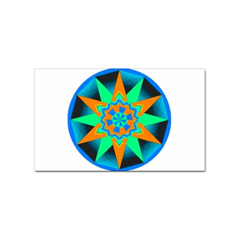 Polarity Sticker Rectangular (100 pack) from ArtsNow.com Front