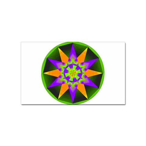 Polarity Sticker (Rectangular) from ArtsNow.com Front