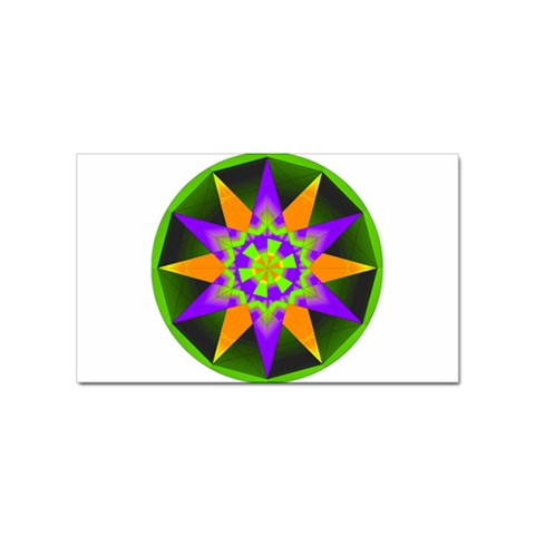 Polarity Sticker Rectangular (100 pack) from ArtsNow.com Front