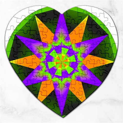 Polarity Jigsaw Puzzle (Heart) from ArtsNow.com Front