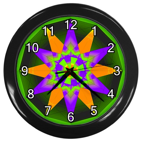 Polarity Wall Clock (Black) from ArtsNow.com Front