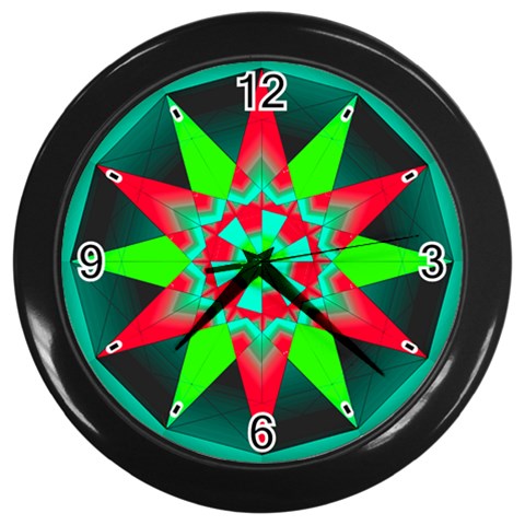 Polarity Wall Clock (Black) from ArtsNow.com Front