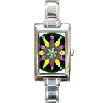 Polarity Rectangular Italian Charm Watch