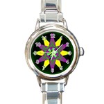 Polarity Round Italian Charm Watch