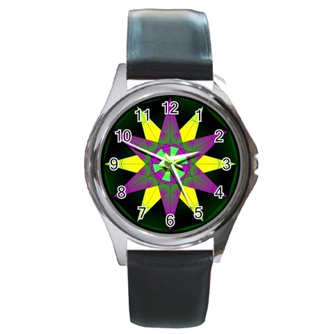 Polarity Round Metal Watch from ArtsNow.com Front