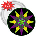 Polarity 3  Button (10 pack)