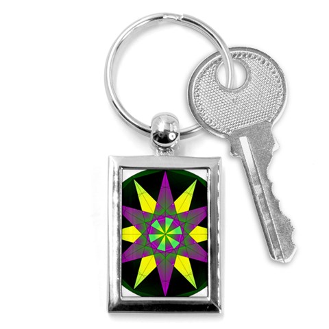 Polarity Key Chain (Rectangle) from ArtsNow.com Front