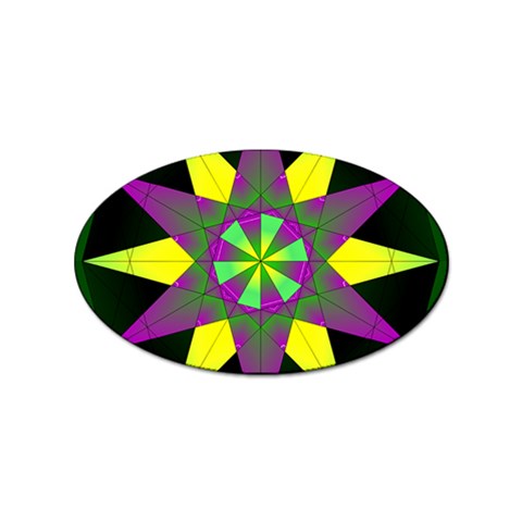 Polarity Sticker Oval (100 pack) from ArtsNow.com Front