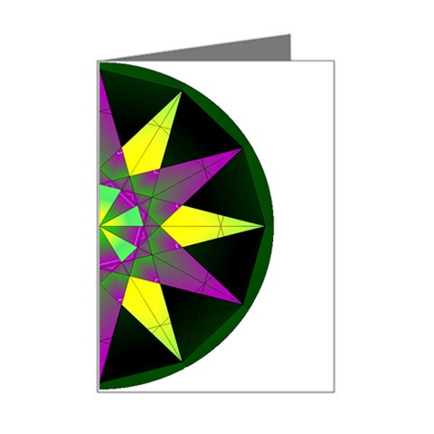 Polarity Mini Greeting Card from ArtsNow.com Left