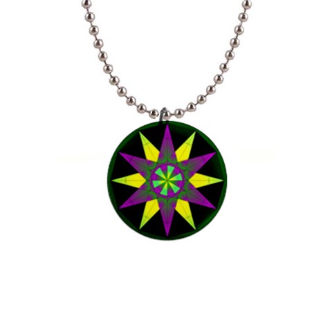 Polarity 1  Button Necklace from ArtsNow.com Front