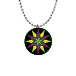 Polarity 1  Button Necklace