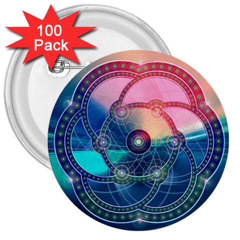 Remembrance 3  Button (100 pack) from ArtsNow.com Front