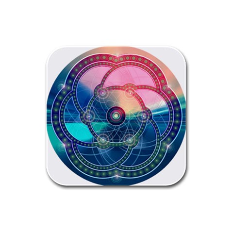 Remembrance Rubber Square Coaster (4 pack) from ArtsNow.com Front