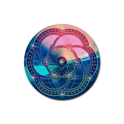 Remembrance Rubber Round Coaster (4 pack) from ArtsNow.com Front