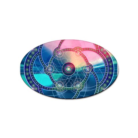 Remembrance Sticker (Oval) from ArtsNow.com Front