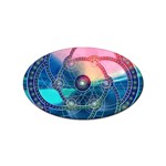 Remembrance Sticker Oval (100 pack)