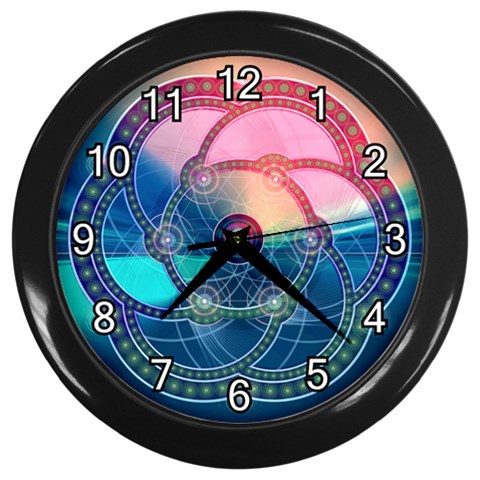 Remembrance Wall Clock (Black) from ArtsNow.com Front