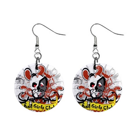 Bad Girls Club 1  Button Earrings from ArtsNow.com Front