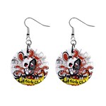 Bad Girls Club 1  Button Earrings